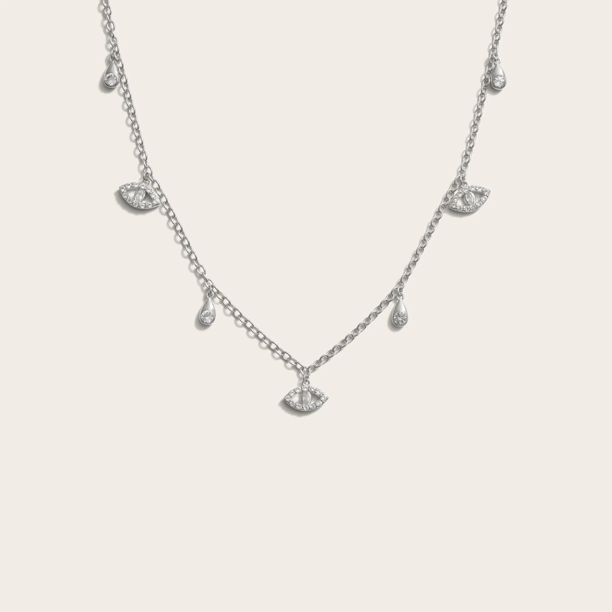 Awe Inspired - Third Eye Collar Necklace - 925 Sterling Silver