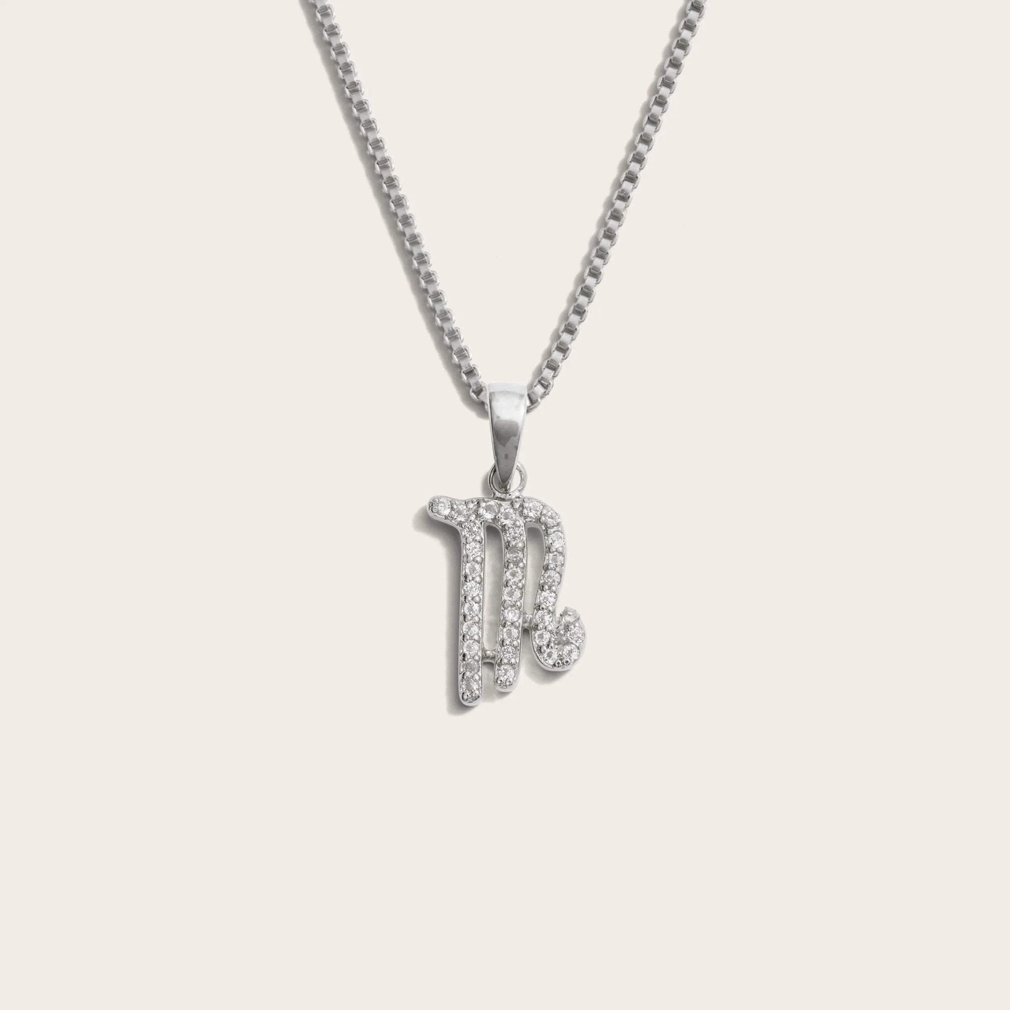 Awe Inspired - Zodiac Gemstone Necklace - 925 Sterling Silver Scorpio Mini