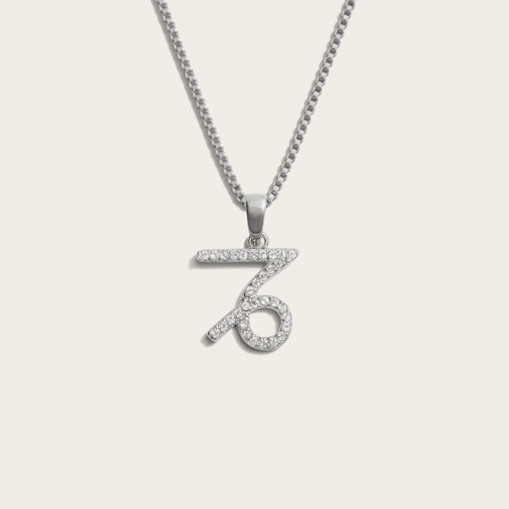 Awe Inspired - Zodiac Gemstone Necklace - 925 Sterling Silver Capricorn Mini
