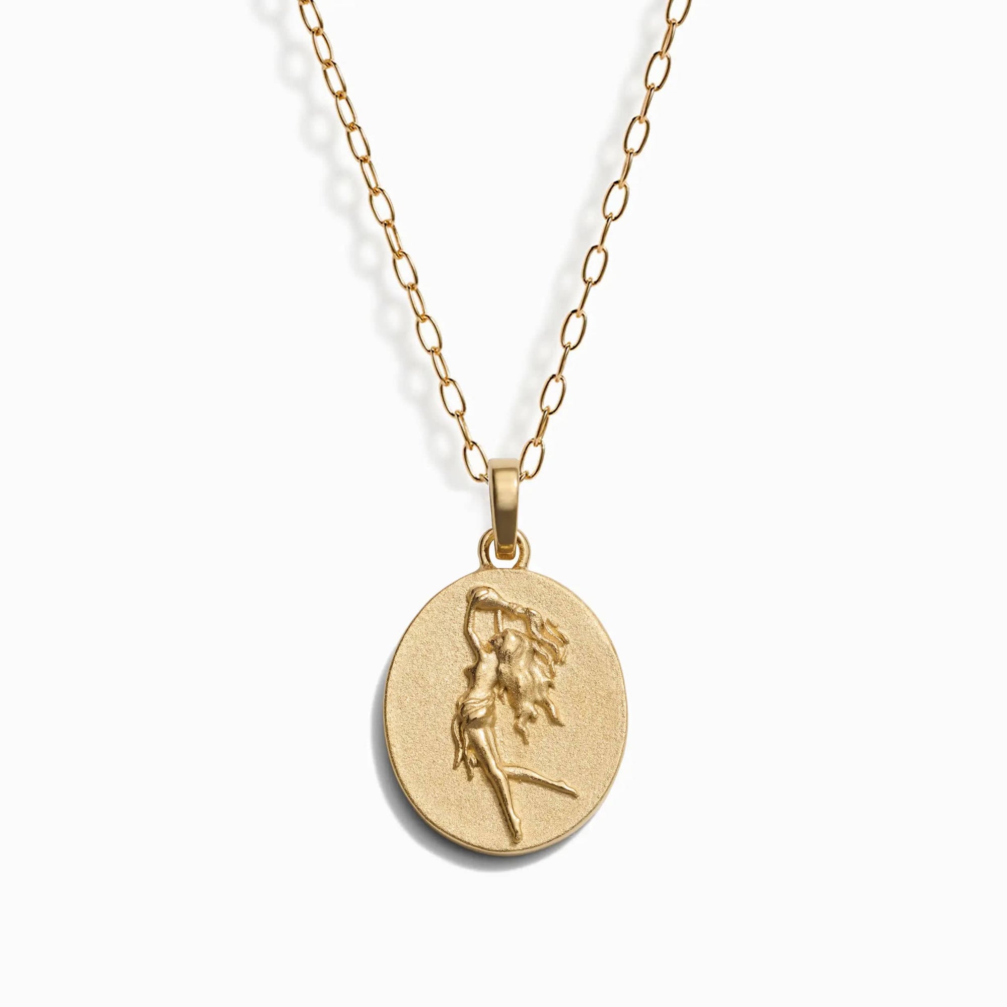Awe Inspired - Zodiac Goddess Pendant + Mini Paperclip Chain -