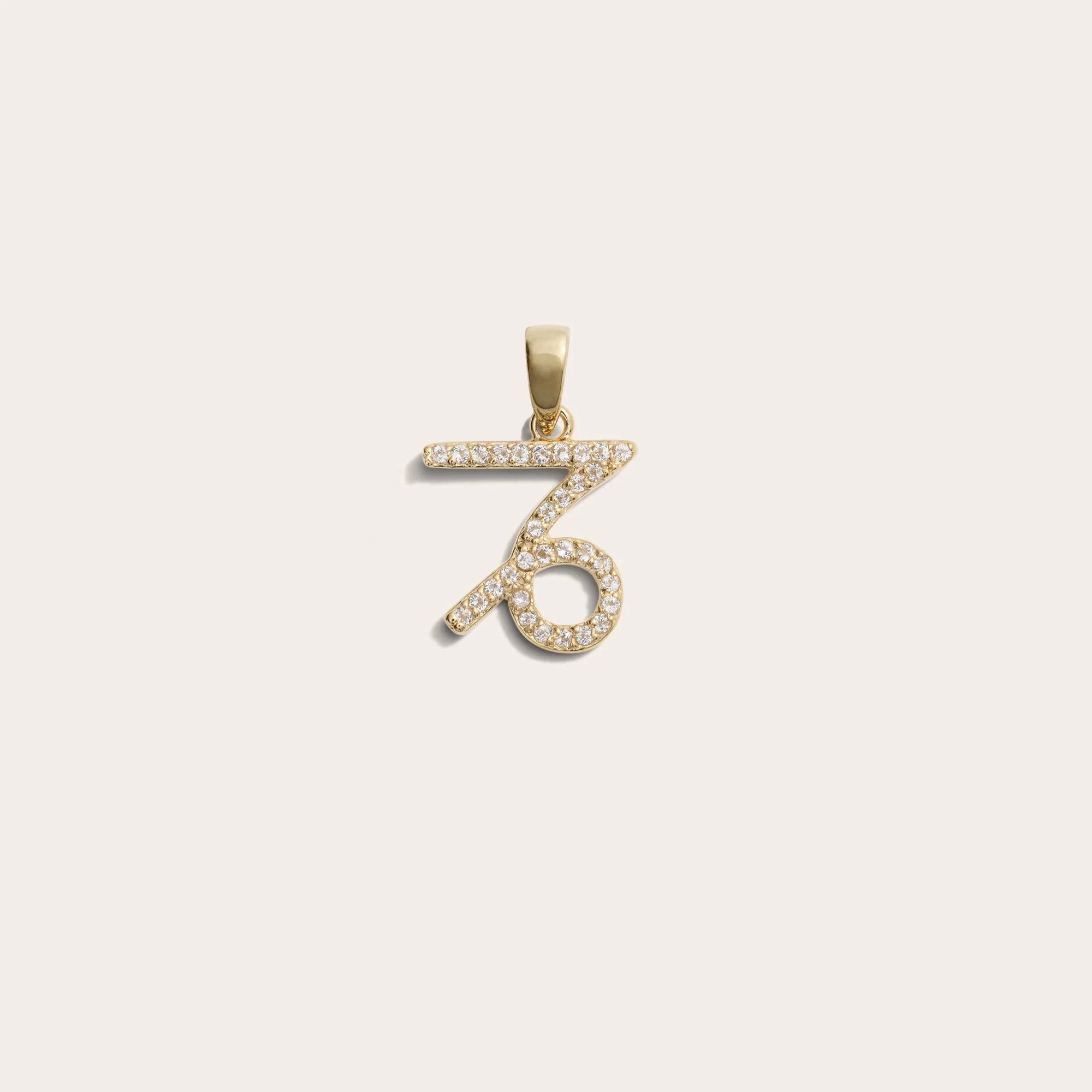 Awe Inspired - Zodiac Gemstone Amulet - 14K Yellow Gold Vermeil Capricorn Mini