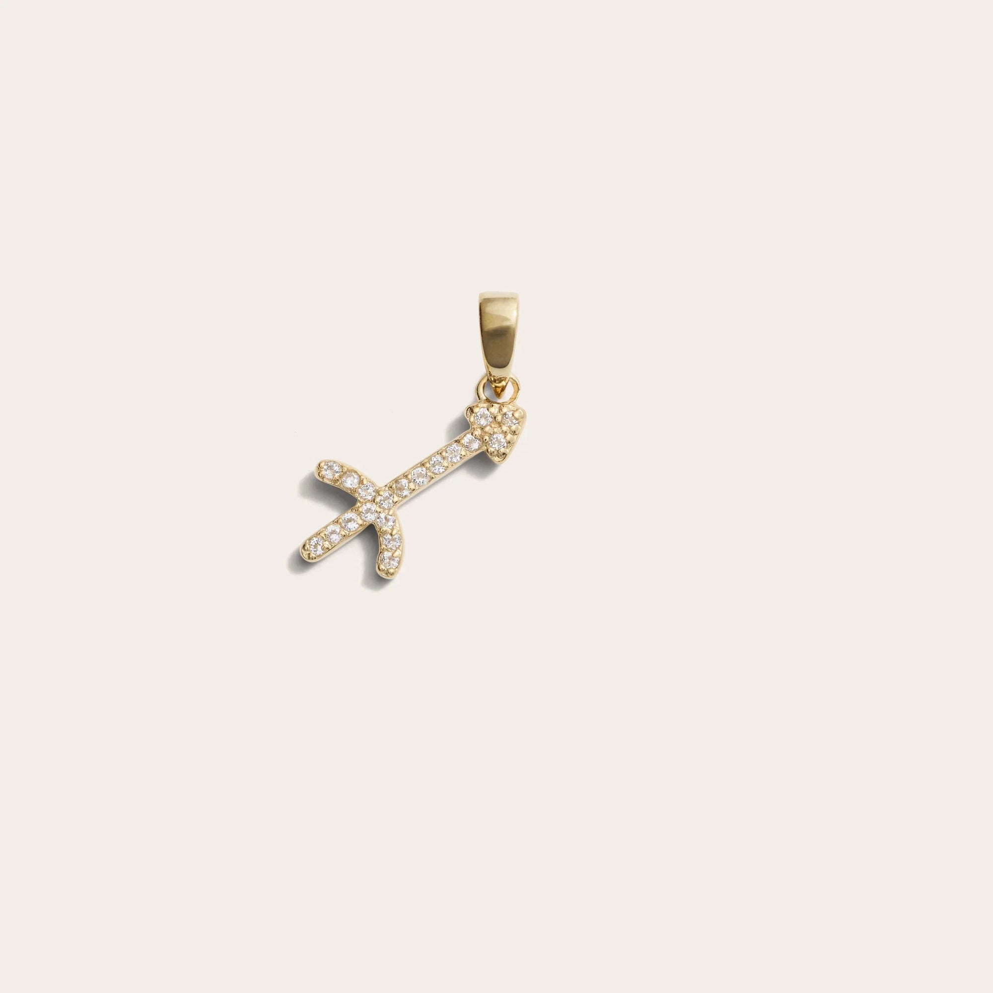 Awe Inspired - Zodiac Gemstone Amulet - 14K Yellow Gold Vermeil Sagittarius Mini