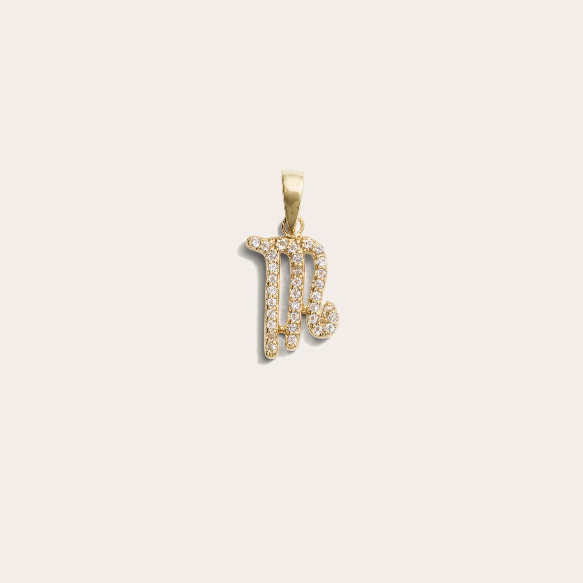 Awe Inspired - Zodiac Gemstone Amulet - 14K Yellow Gold Vermeil Scorpio Mini