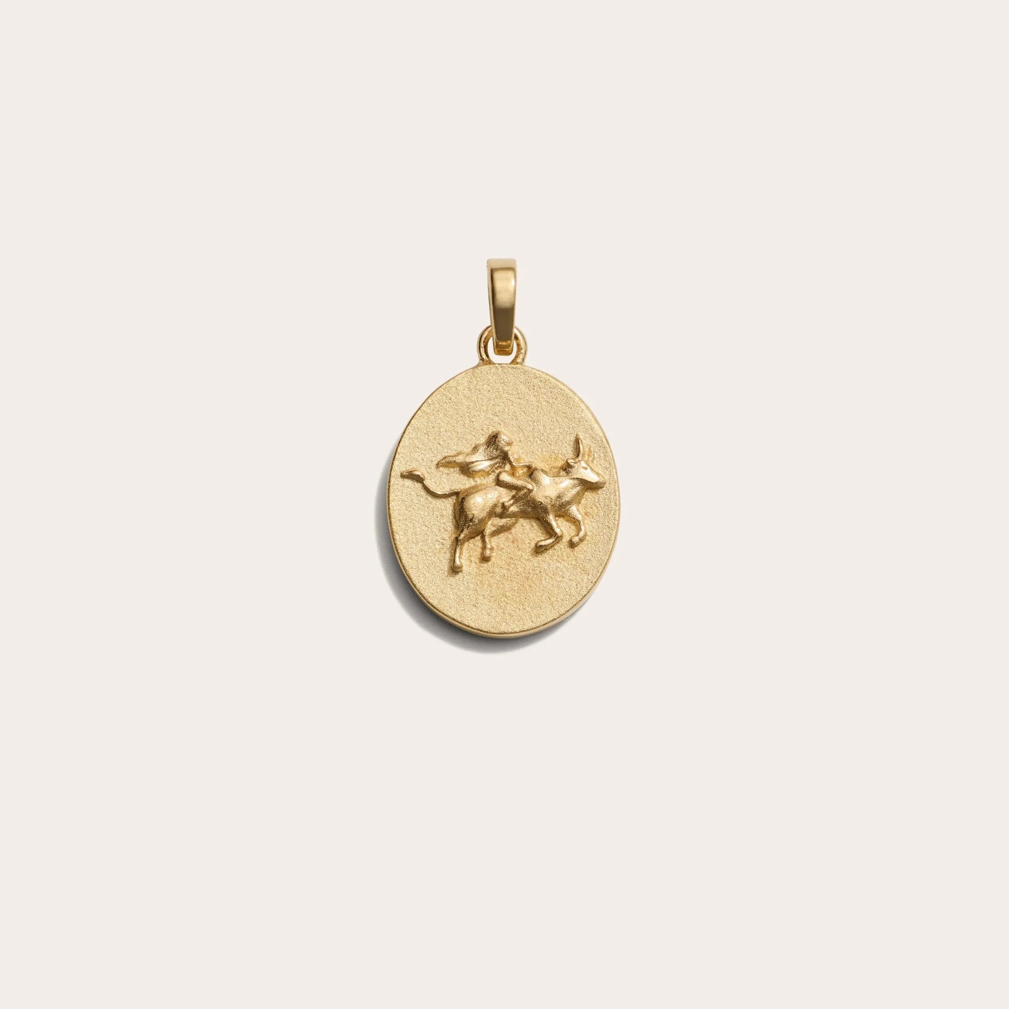 Awe Inspired - Zodiac Goddess Pendant - 14K Yellow Gold Vermeil Taurus Standard