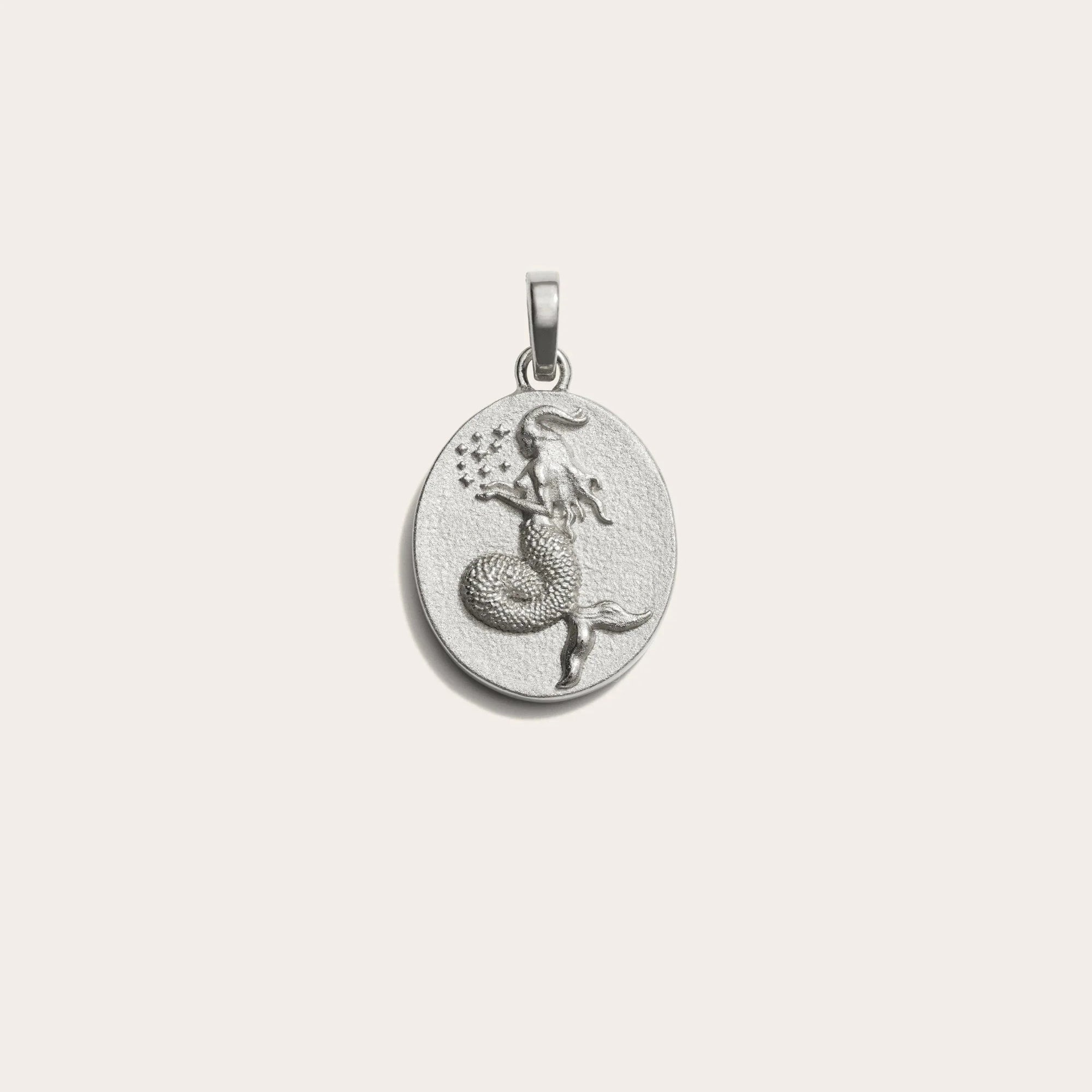 Awe Inspired - Zodiac Goddess Pendant - 925 Sterling Silver Capricorn Standard