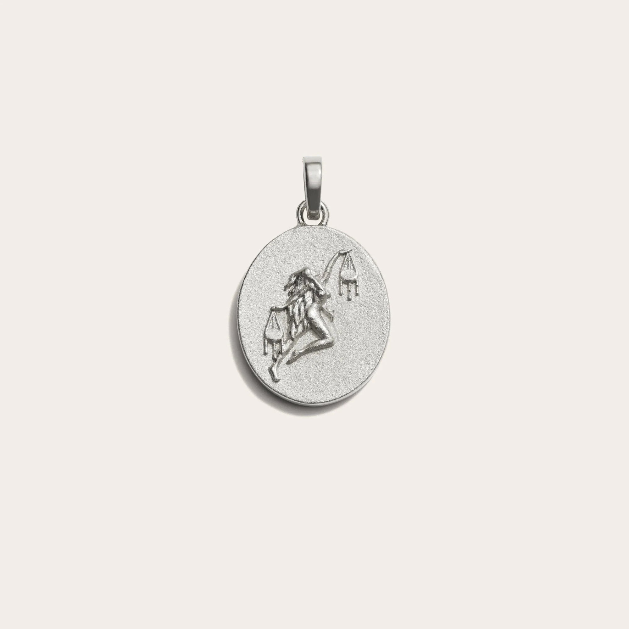 Awe Inspired - Zodiac Goddess Pendant - 925 Sterling Silver Libra Standard