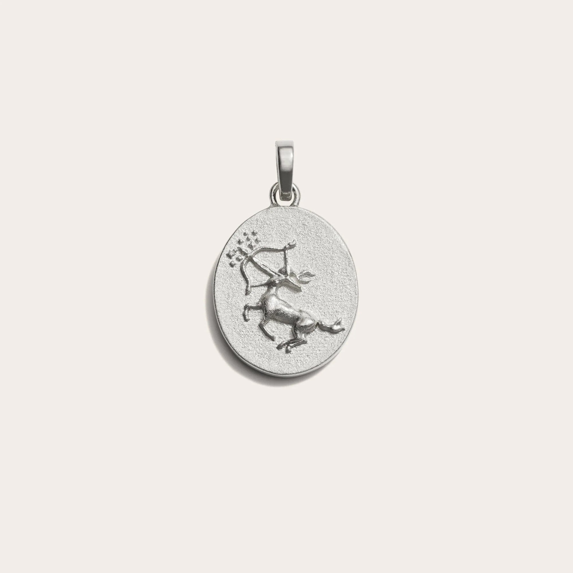 Awe Inspired - Zodiac Goddess Pendant - 925 Sterling Silver Sagittarius Standard