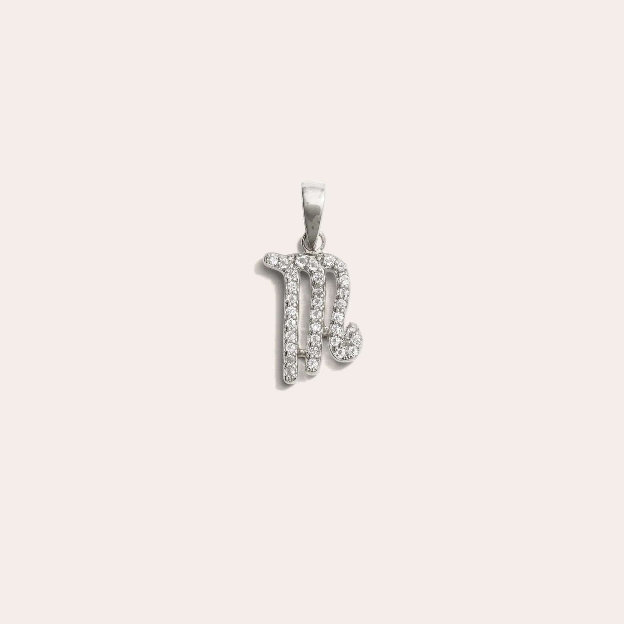Awe Inspired - Zodiac Gemstone Amulet - 925 Sterling Silver Scorpio Mini