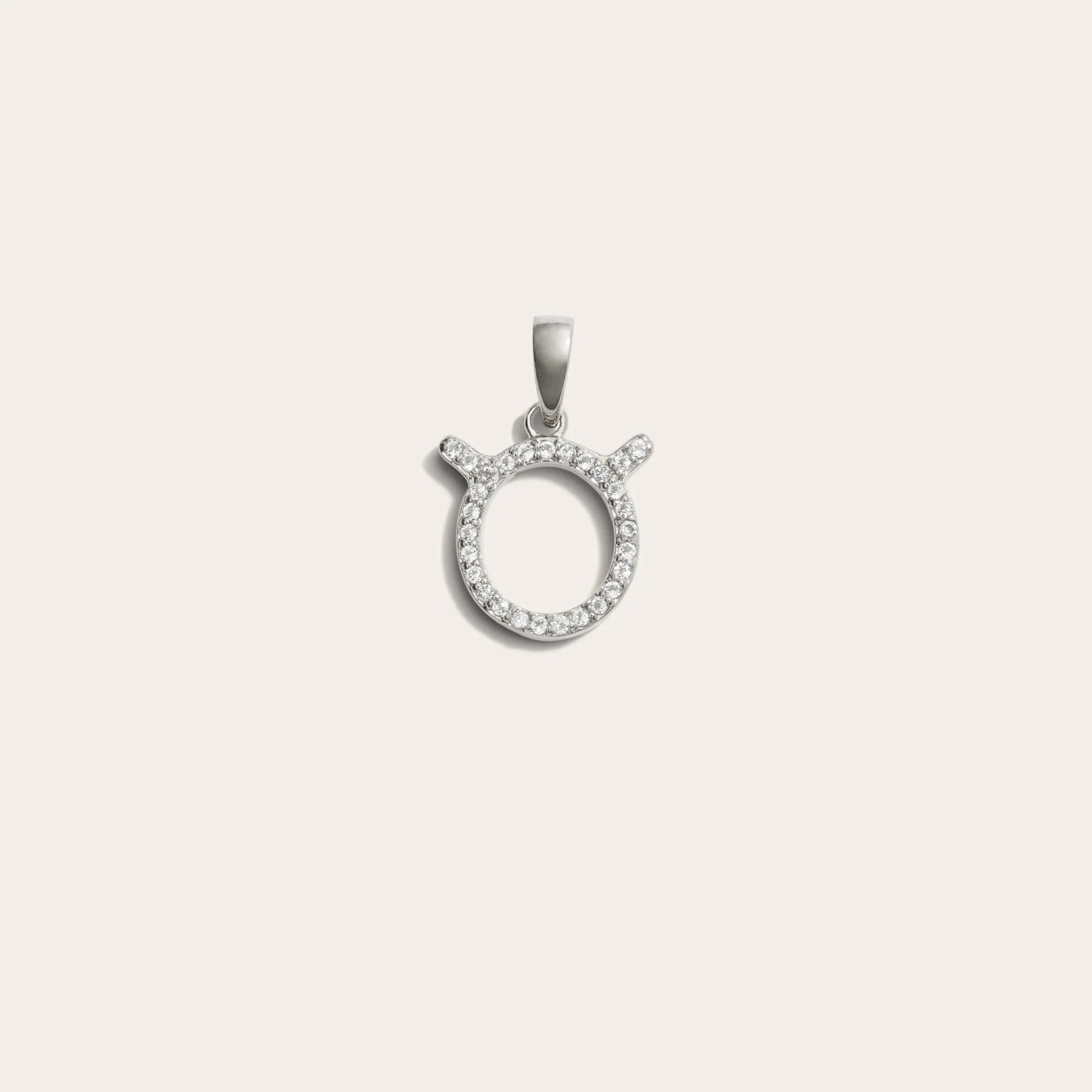 Awe Inspired - Zodiac Gemstone Amulet - 925 Sterling Silver Taurus Mini