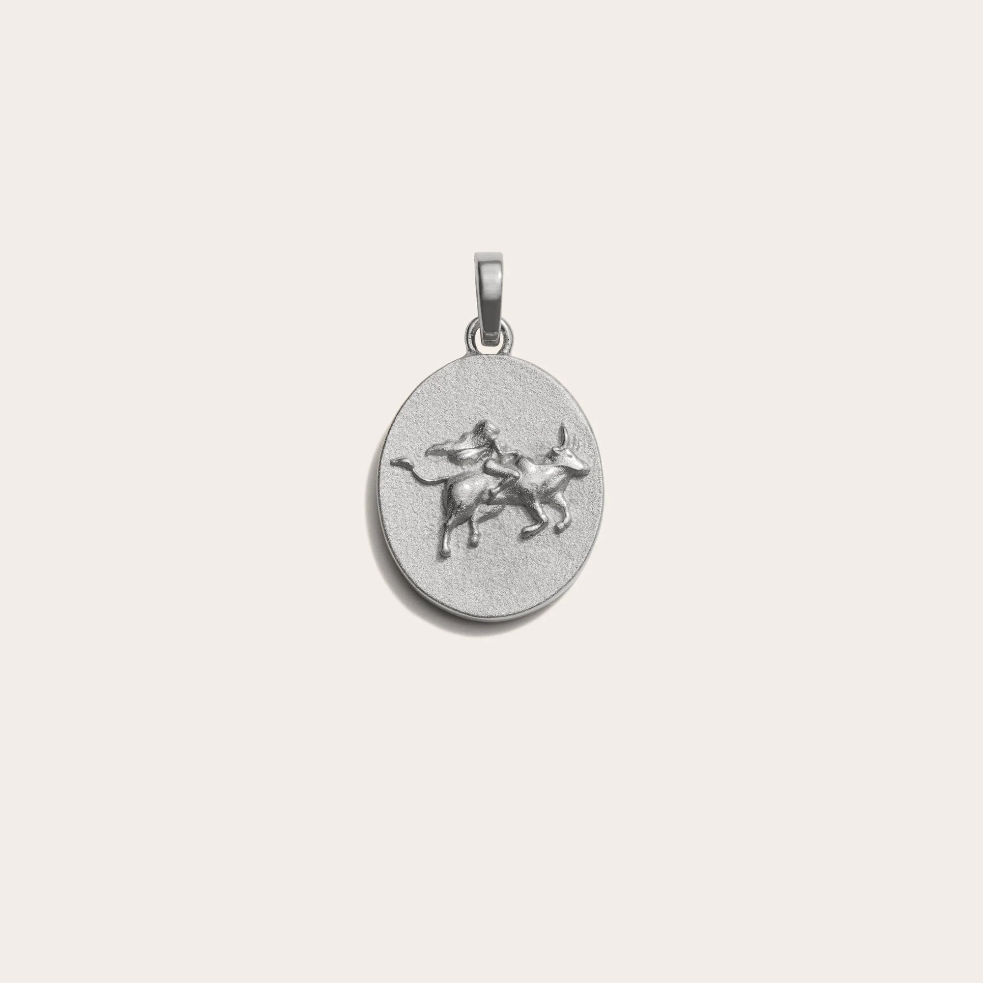 Awe Inspired - Zodiac Goddess Pendant - 925 Sterling Silver Taurus Standard