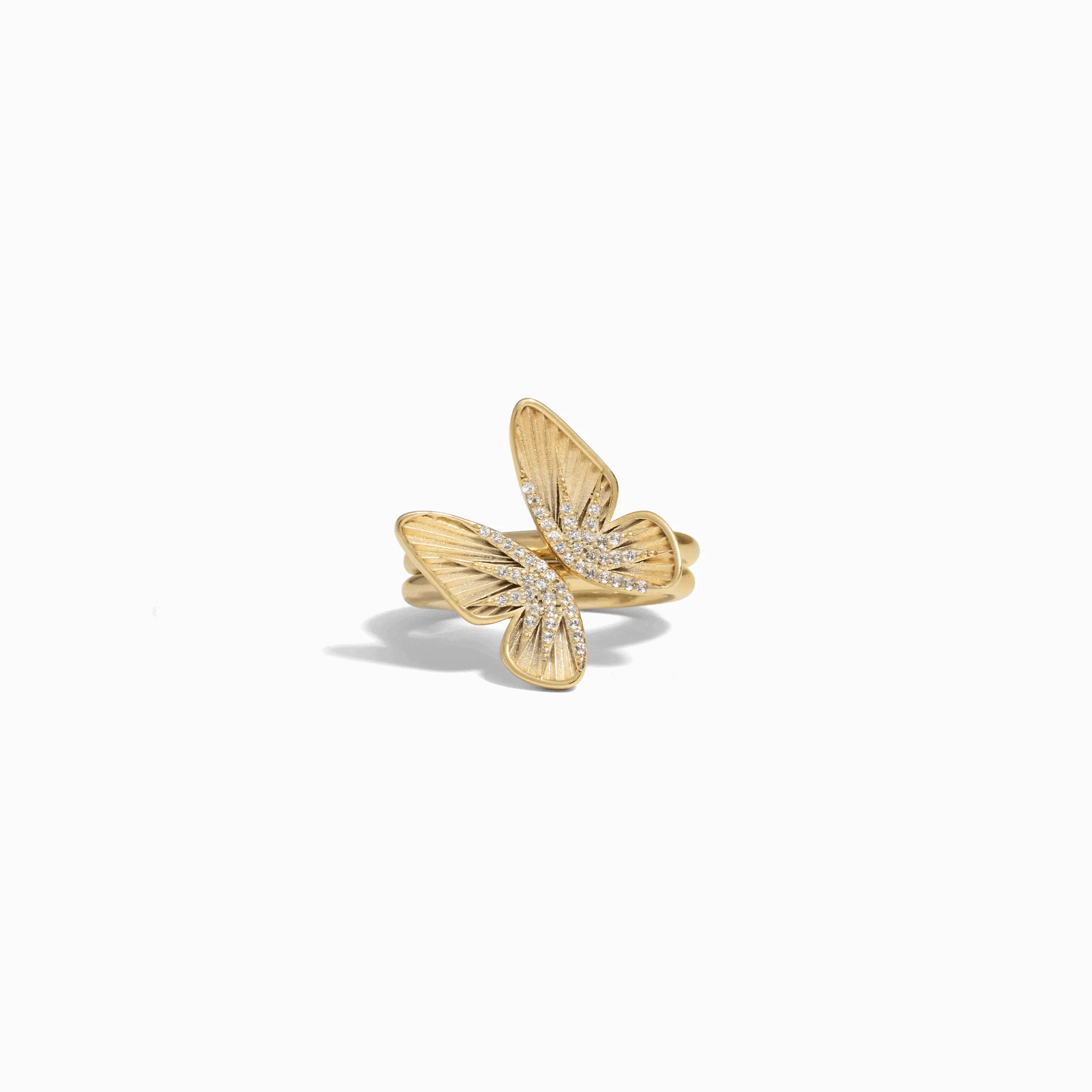 Awe Inspired - Butterfly Wing Stacking Rings -