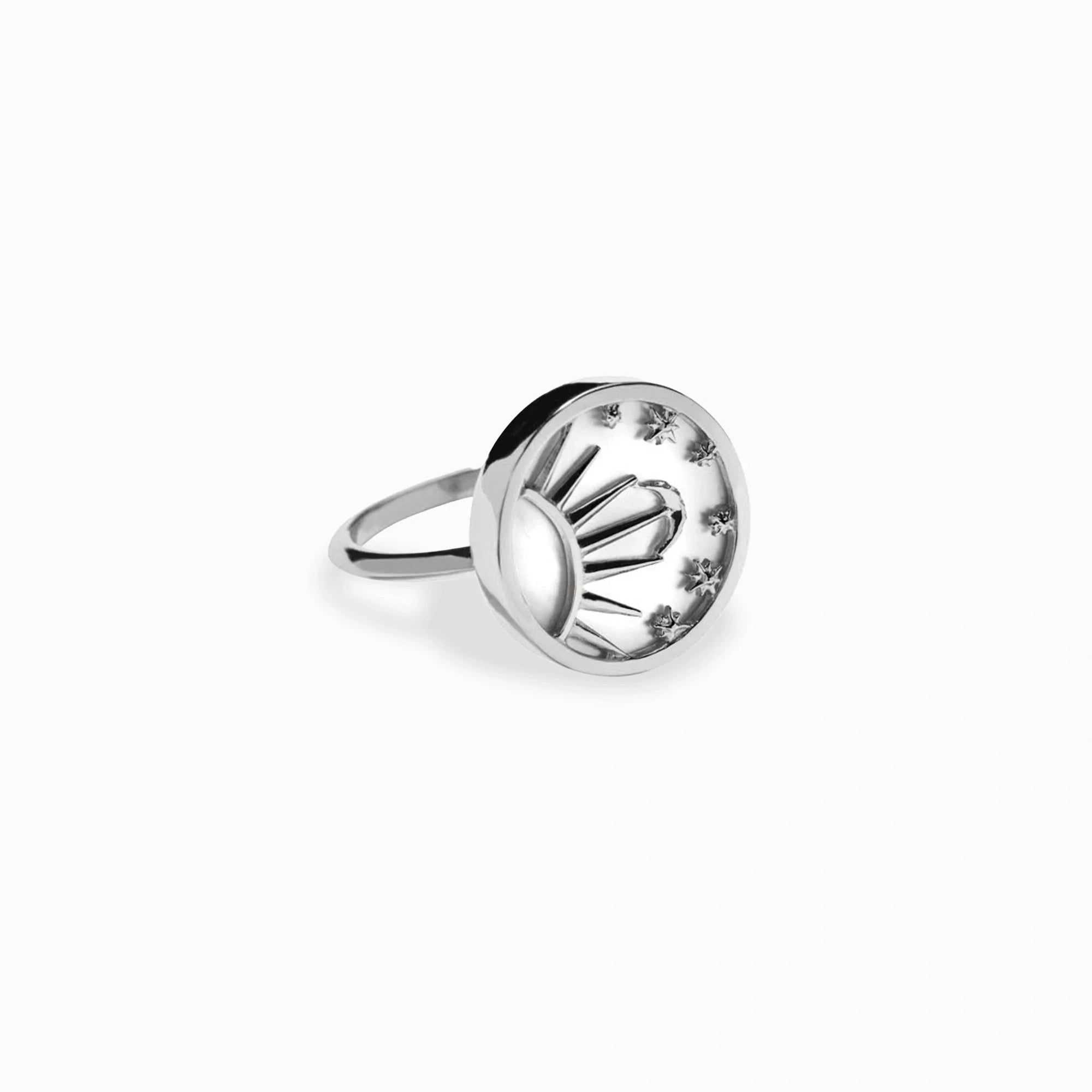 Awe Inspired - Celestial Mother of Pearl Ring -