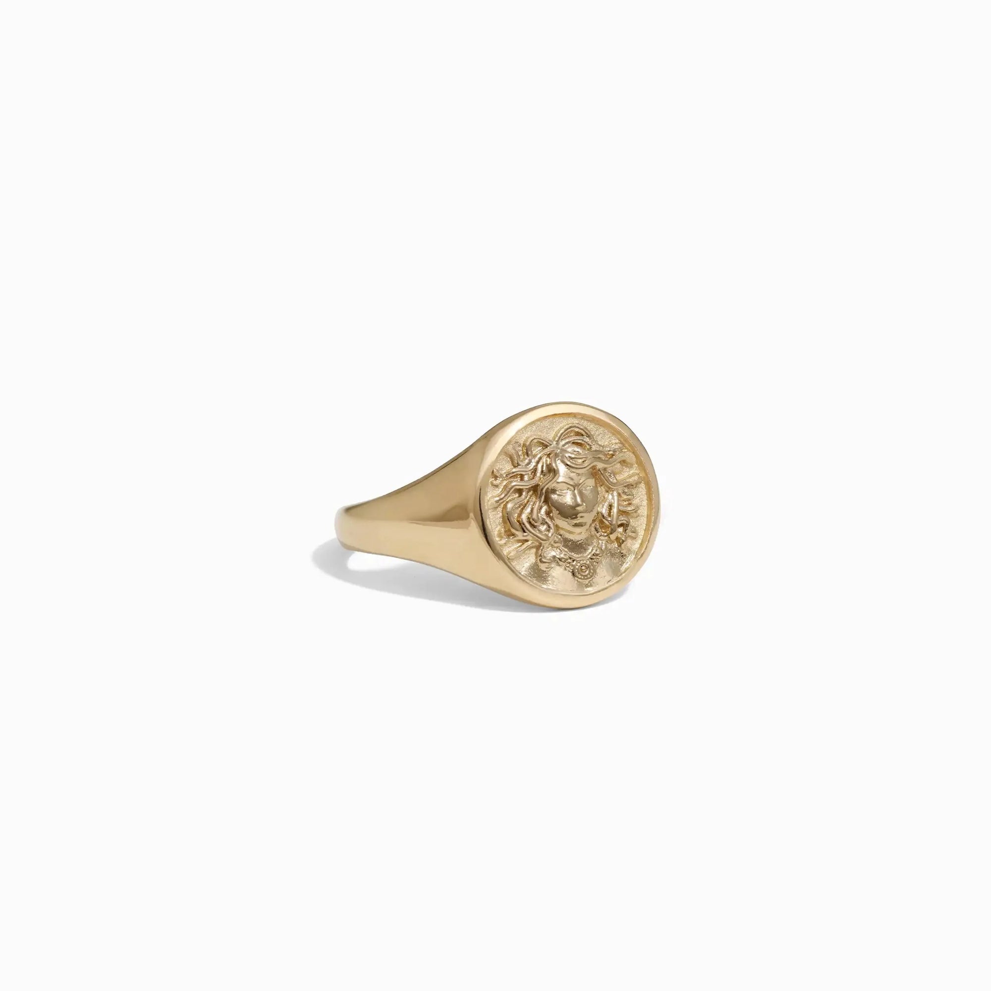 Awe Inspired - Men's Medusa Signet Ring -
