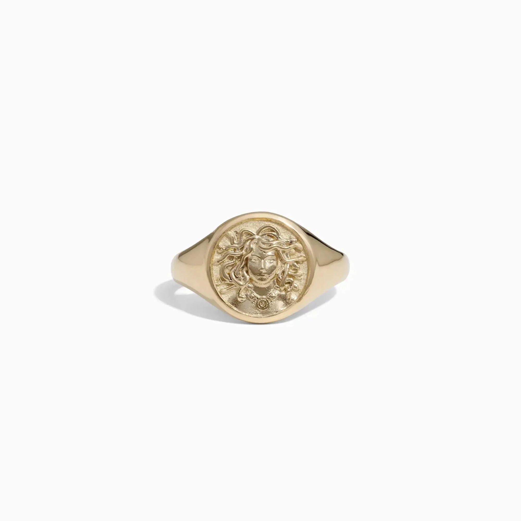 Awe Inspired - Men's Medusa Signet Ring -