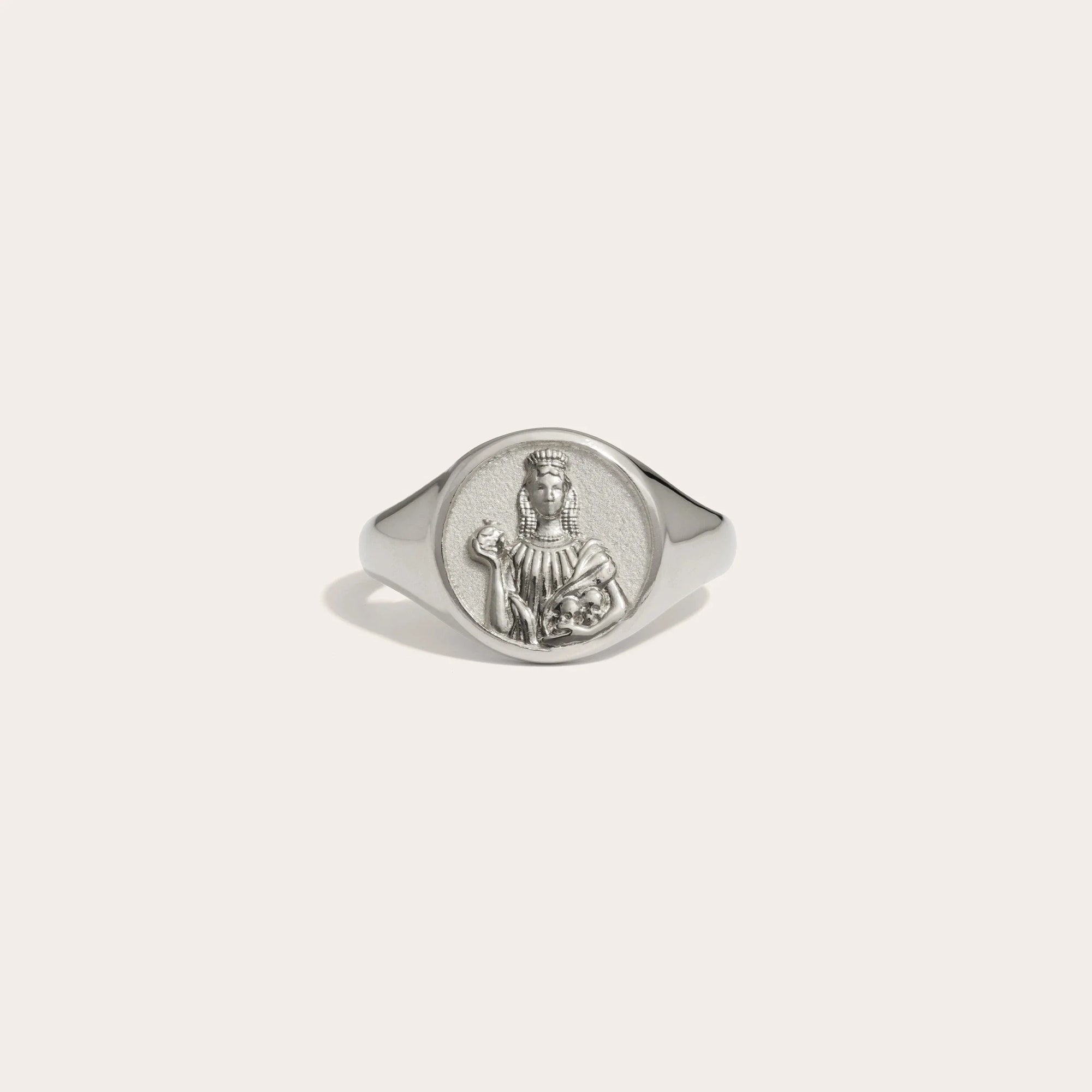 Awe Inspired - Persephone Signet Ring - 925 Sterling Silver