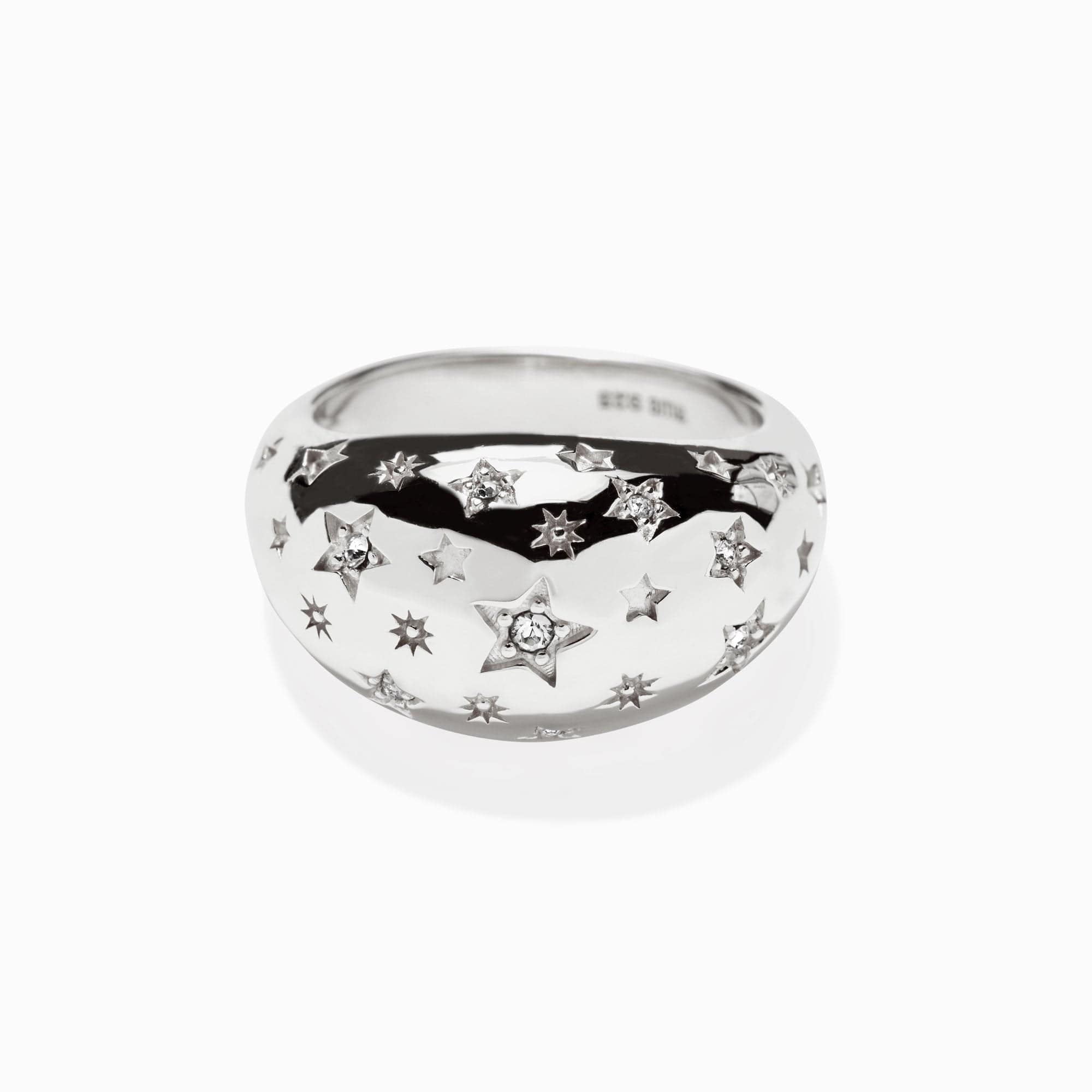 Awe Inspired - Starry Night Ring - 925 Sterling Silver 4