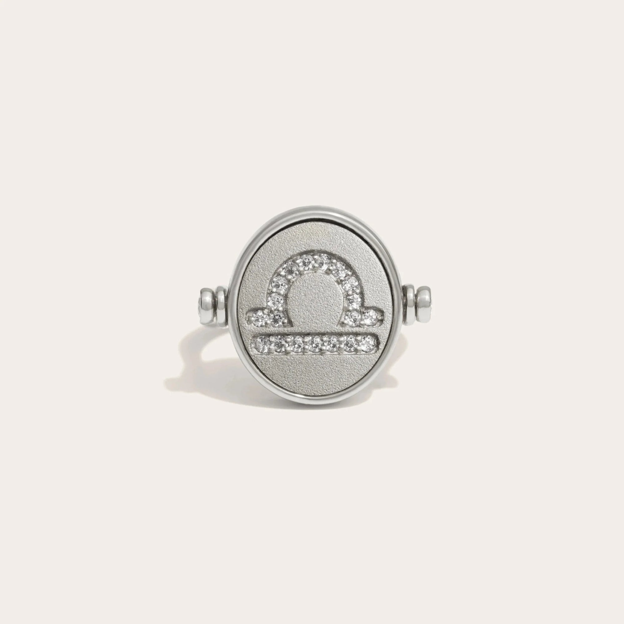Awe Inspired - Libra & Air Flip Ring - 925 Sterling Silver