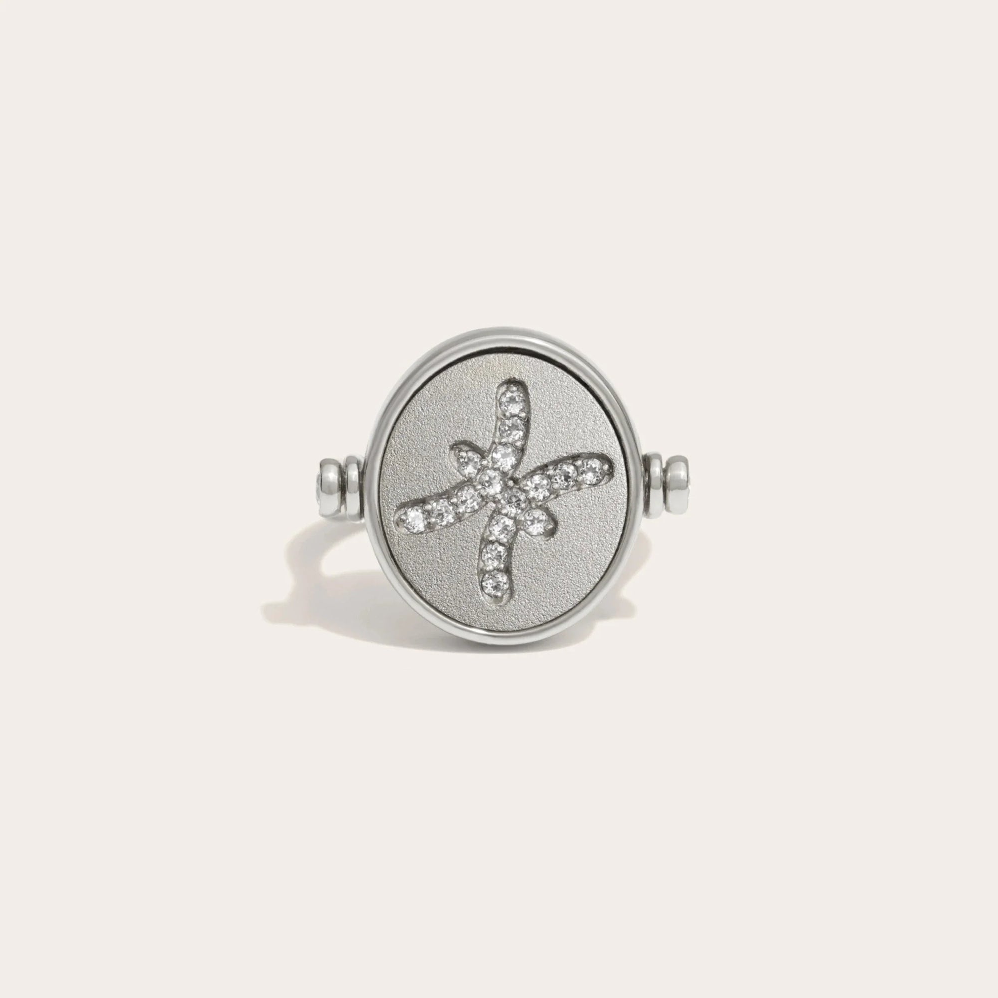Awe Inspired - Pisces & Water Flip Ring - 925 Sterling Silver