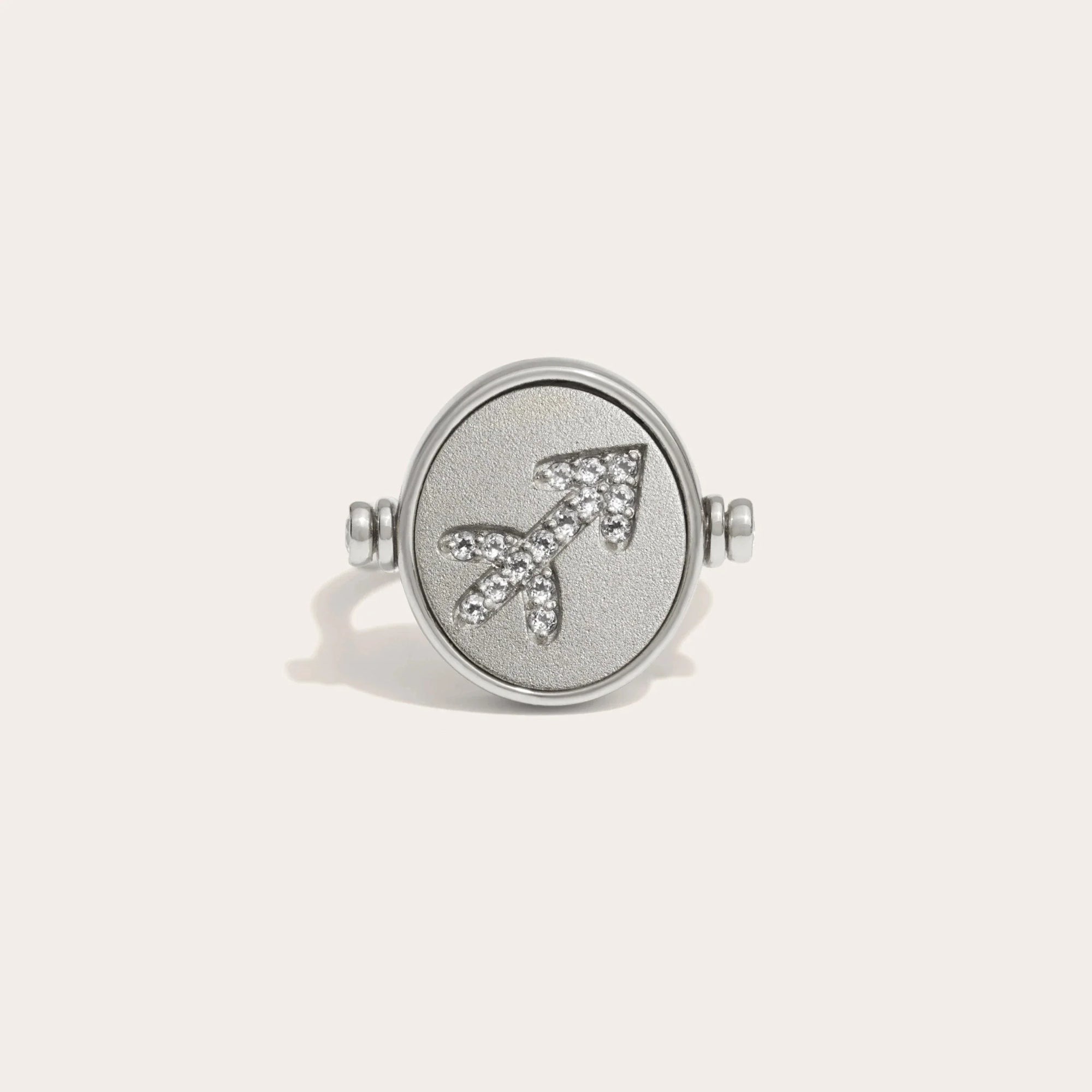 Awe Inspired - Sagittarius & Fire Flip Ring - 925 Sterling Silver