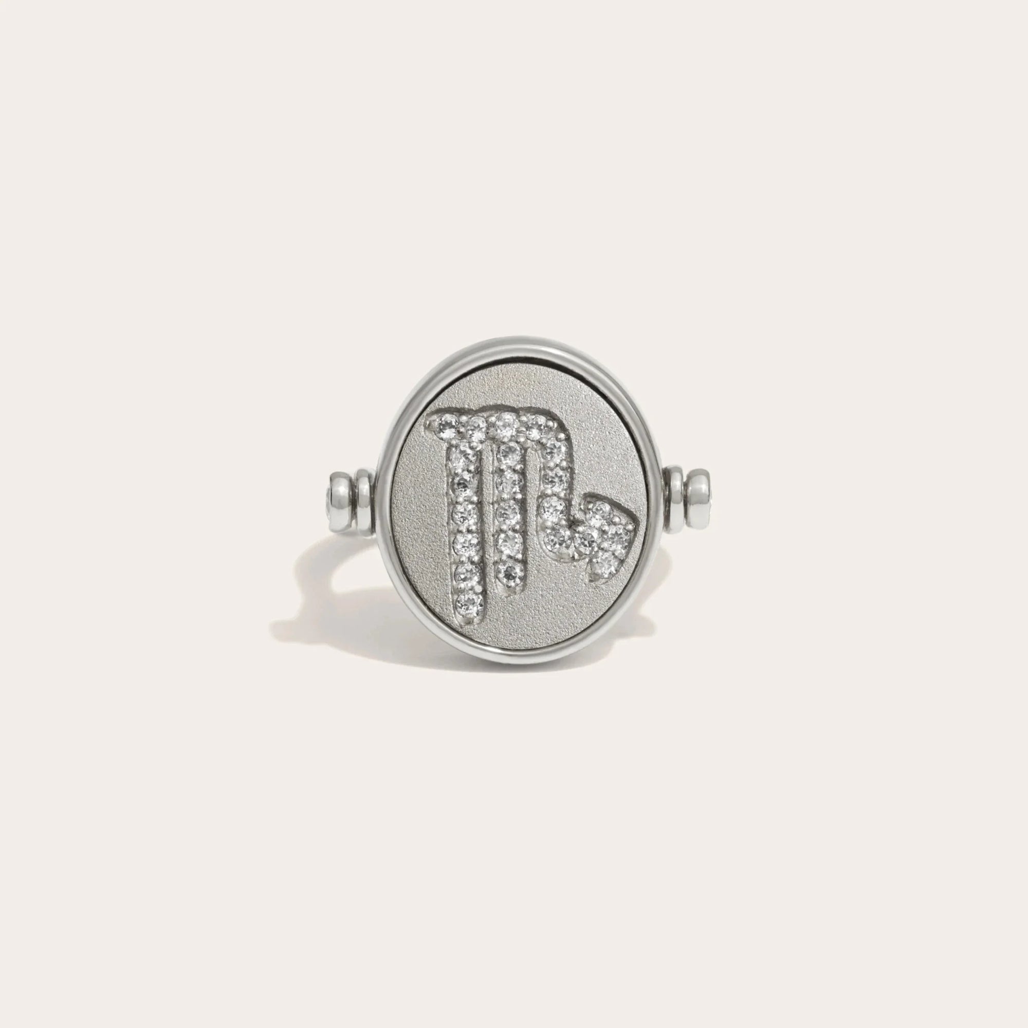 Awe Inspired - Scorpio & Water Flip Ring - 925 Sterling Silver