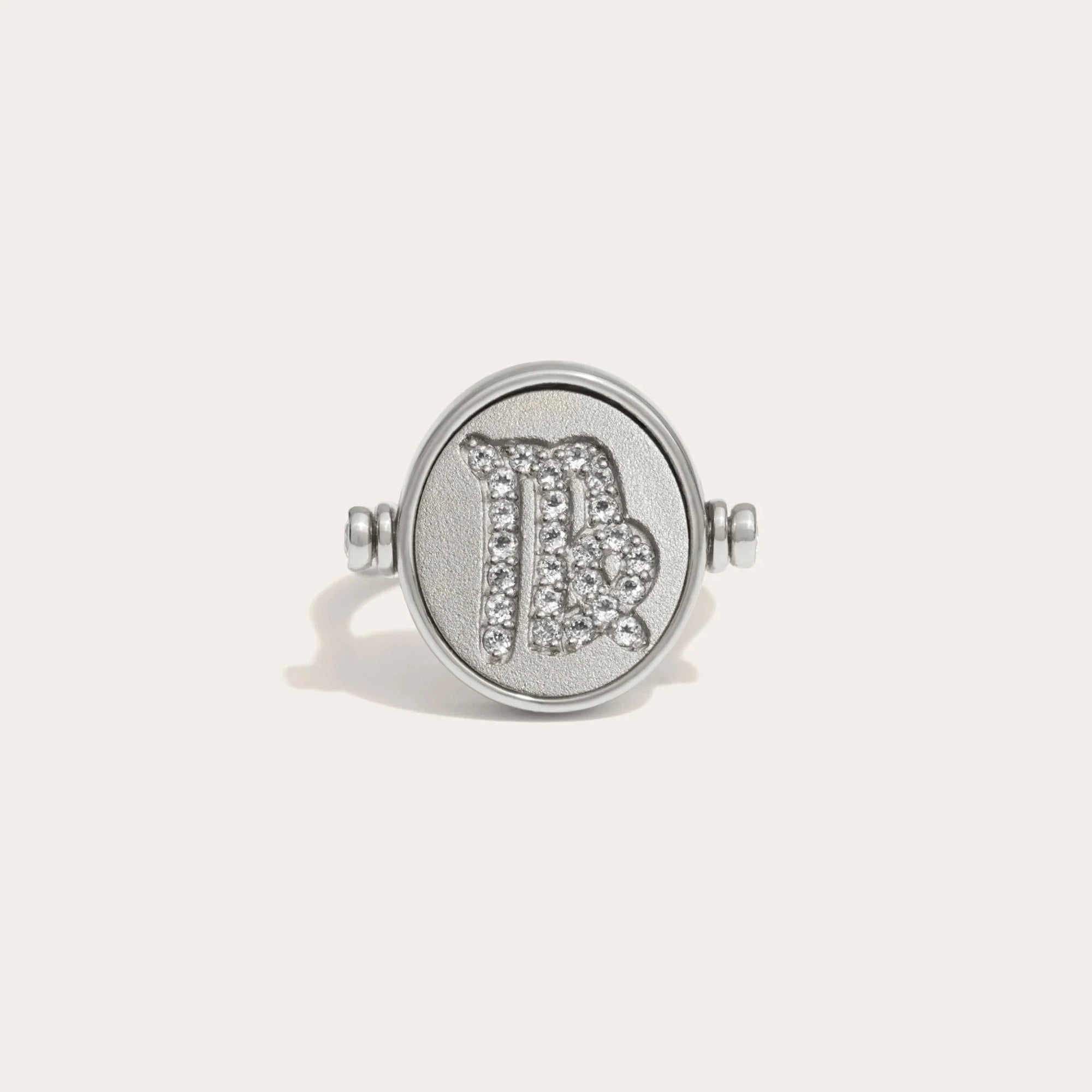 Awe Inspired - Virgo & Earth Flip Ring - 925 Sterling Silver