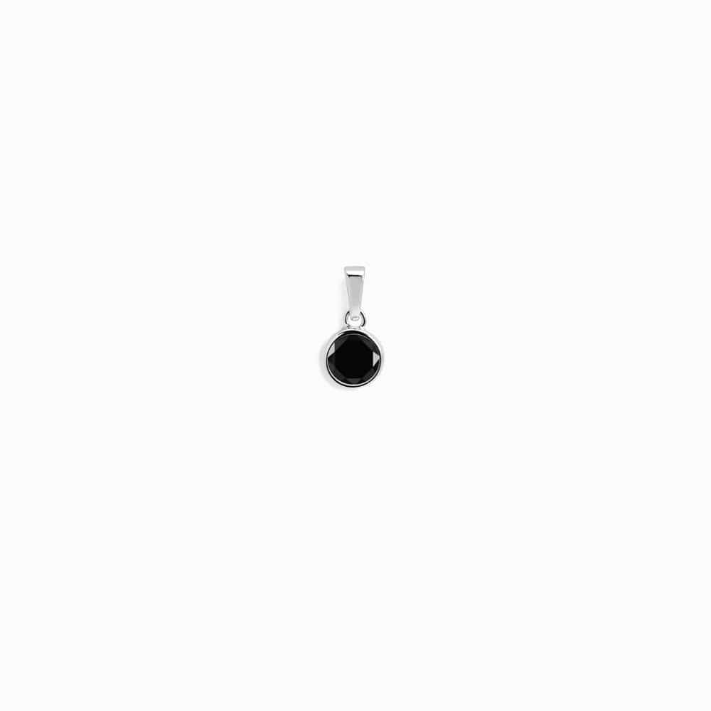 Awe Inspired - Amazonite Gemstone Amulet - 925 Sterling Silver Black Onyx