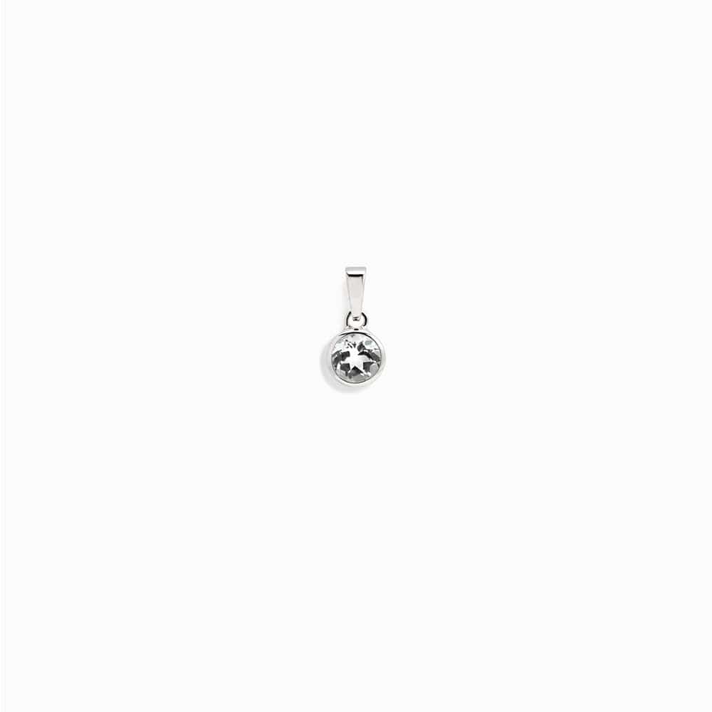 Awe Inspired - Amazonite Gemstone Amulet - 925 Sterling Silver White Topaz