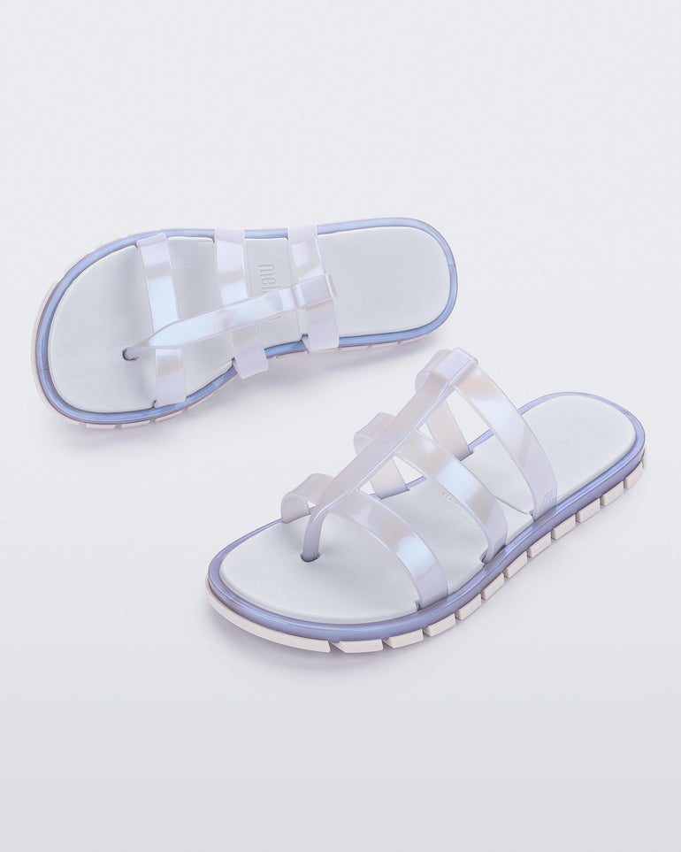 Path Slide - Blue/White