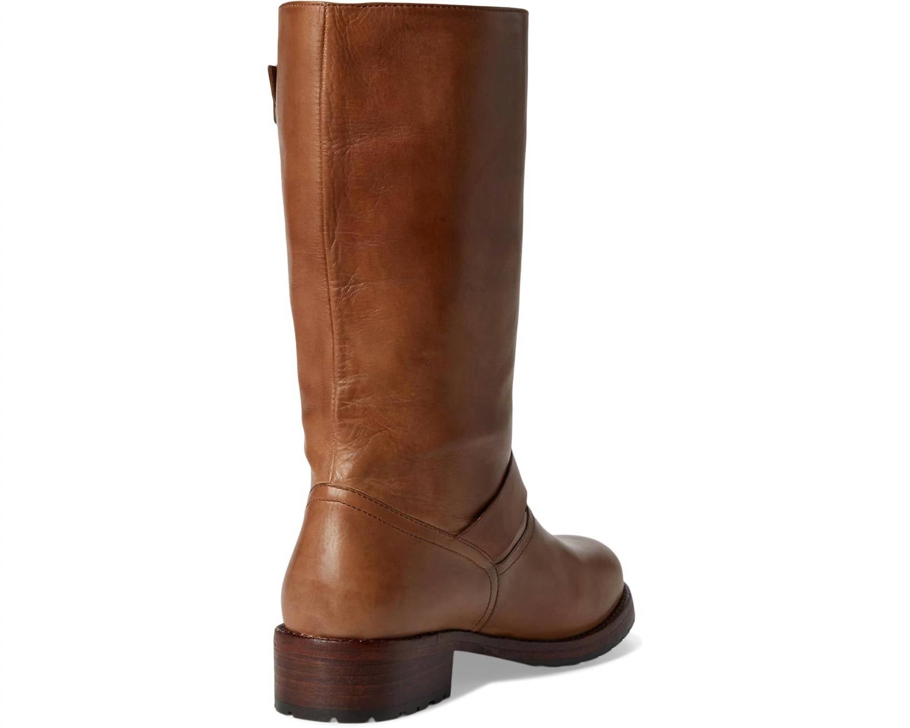 Ride Or Die Engineer Boot - Burnt Caramel