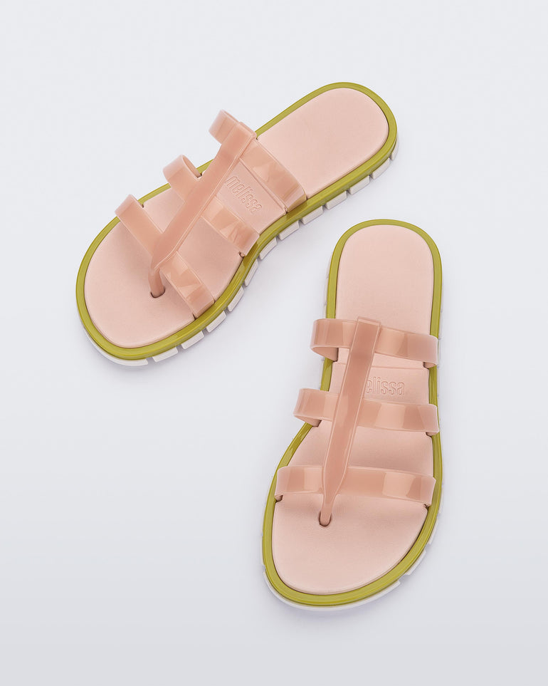 Path Slide - Pink/Green