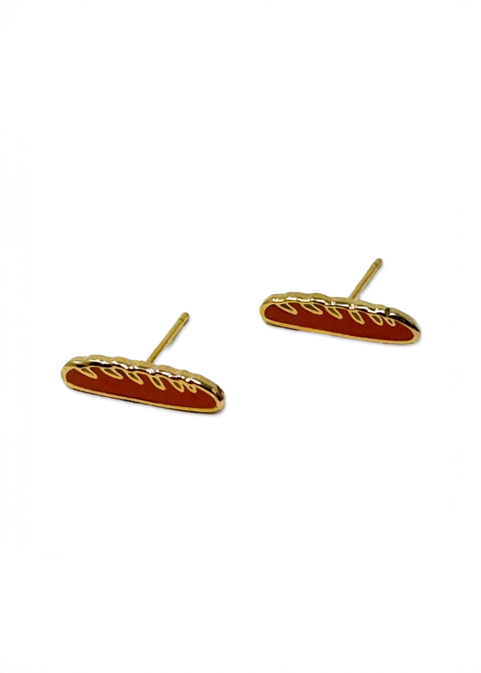Jenny Lemons - Baguette Enamel Earrings -