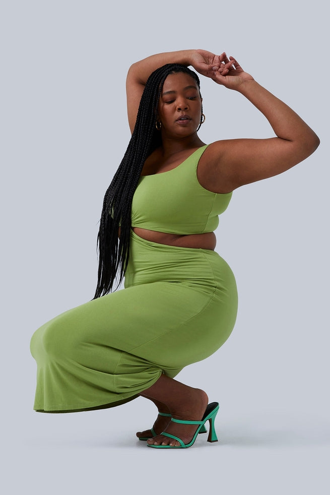 Gigi Midi Dress - Pistachio