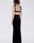 SAEMDI - VERA VELVET BRA DRESS -