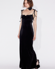 SAEMDI - VERA VELVET BRA DRESS -