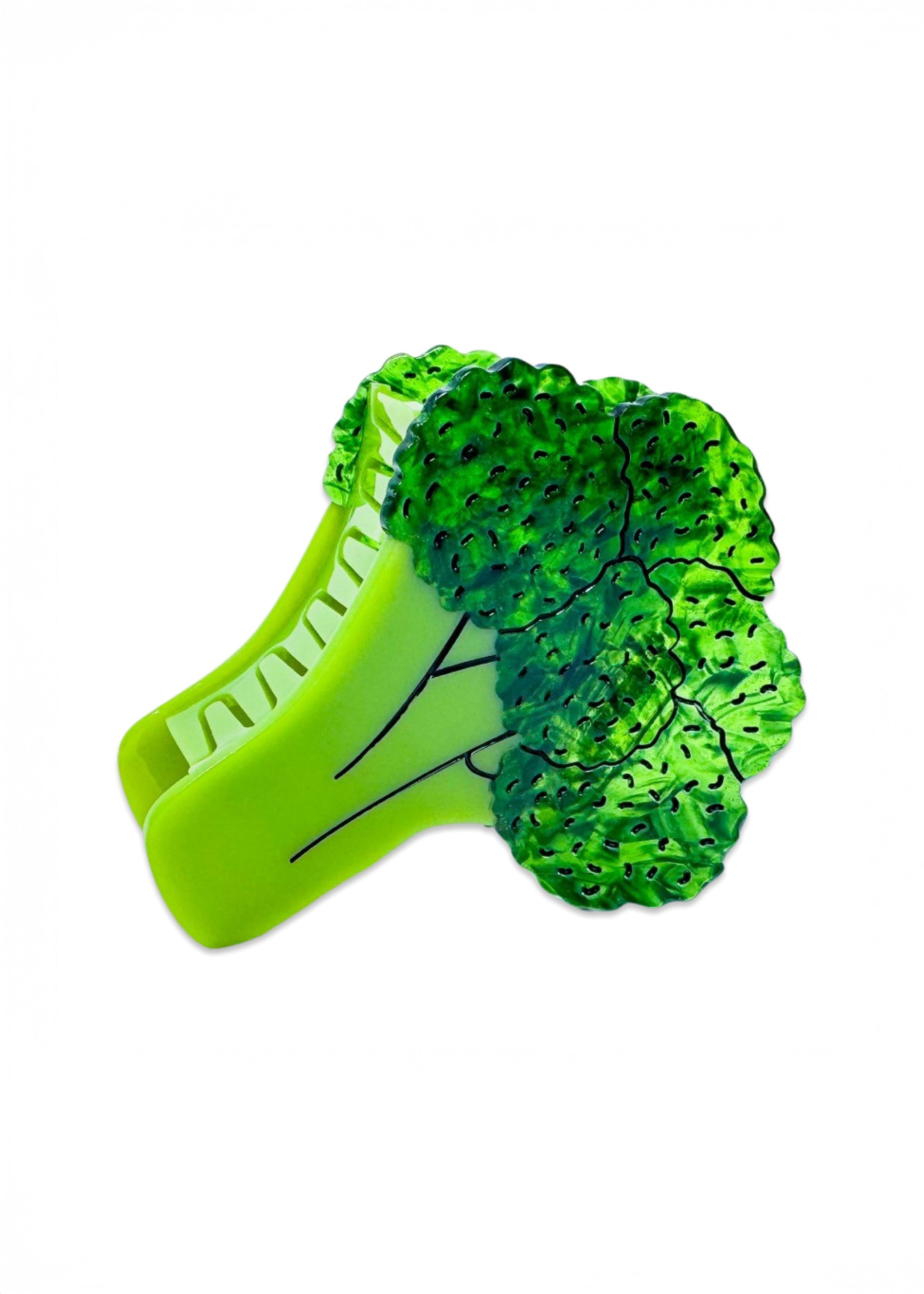 Large Broccoli Hair Clip