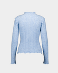 SAEMDI - PIA FRILL MOCK NECK KNIT -