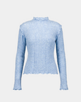 SAEMDI - PIA FRILL MOCK NECK KNIT -