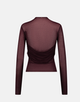 Saemdi - Tilia Draped Mesh Top -