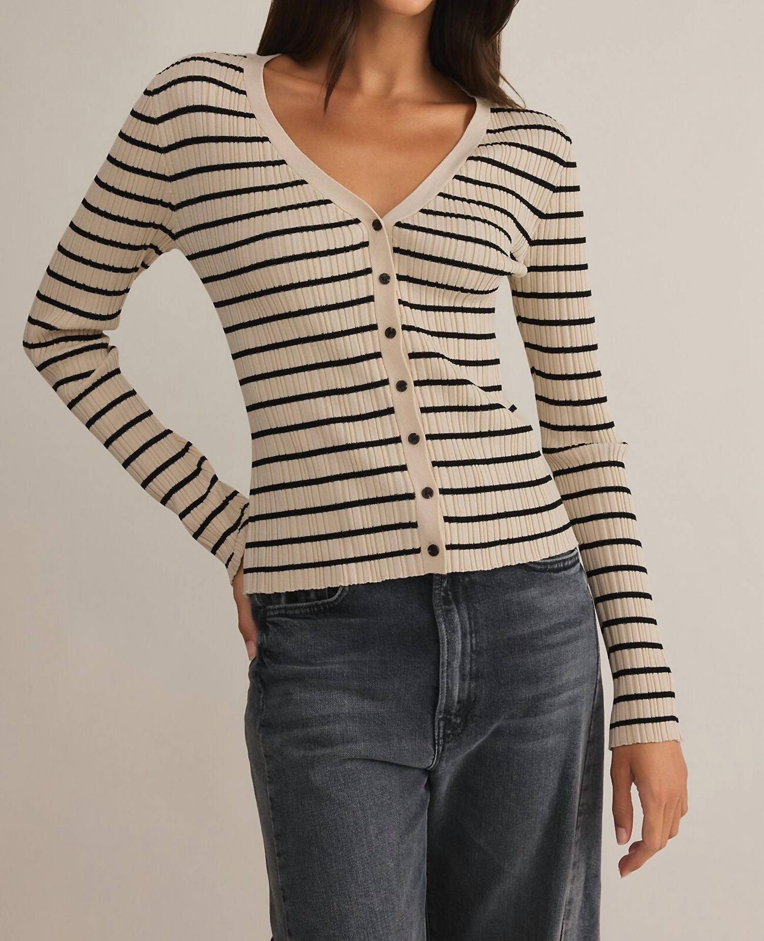 Jordana Striped Sweater