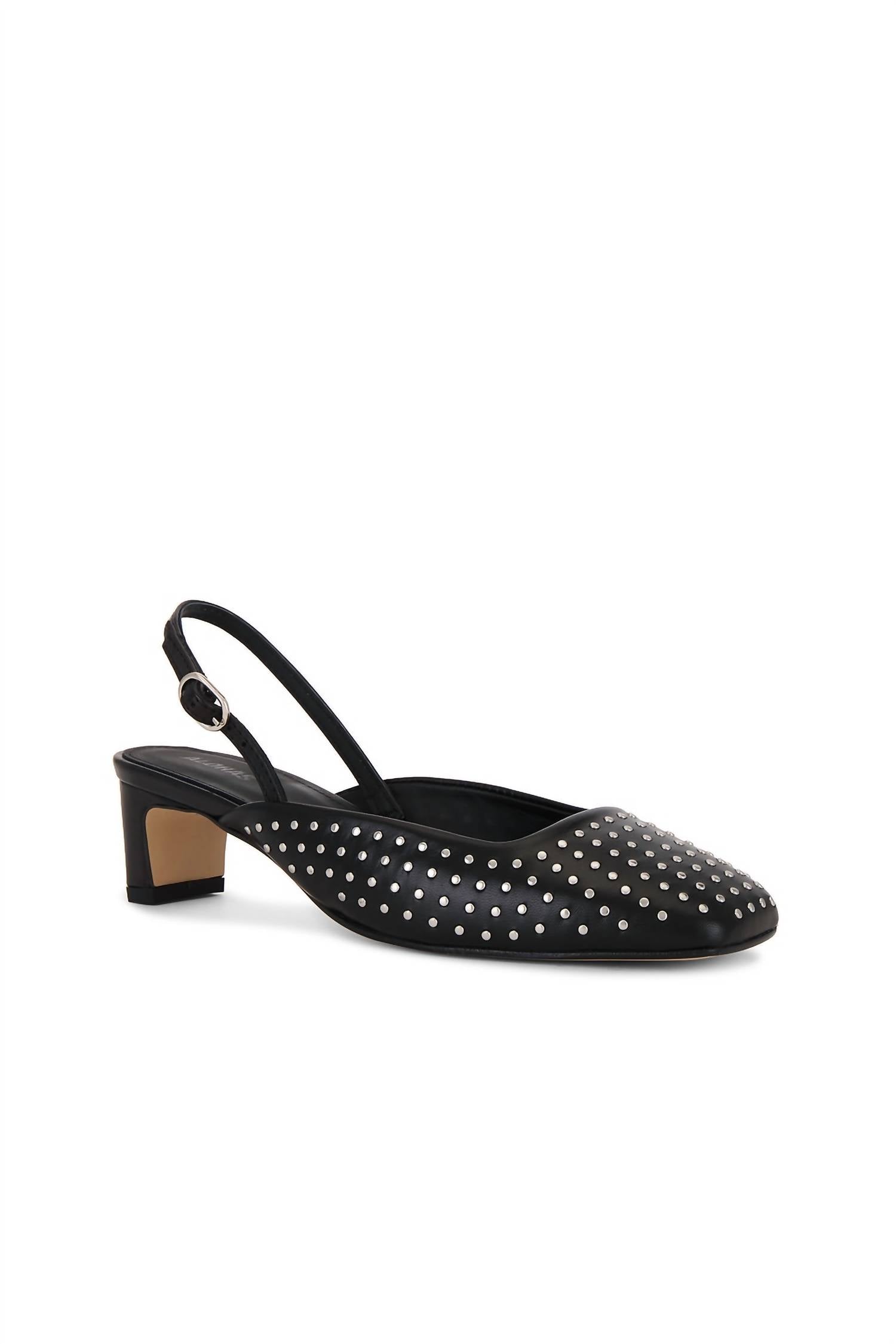 Lindy Studs Leather Pumps