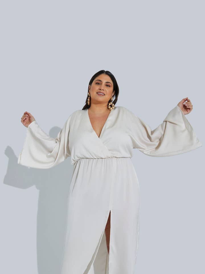 Alayiah Midi Dress - Ivory