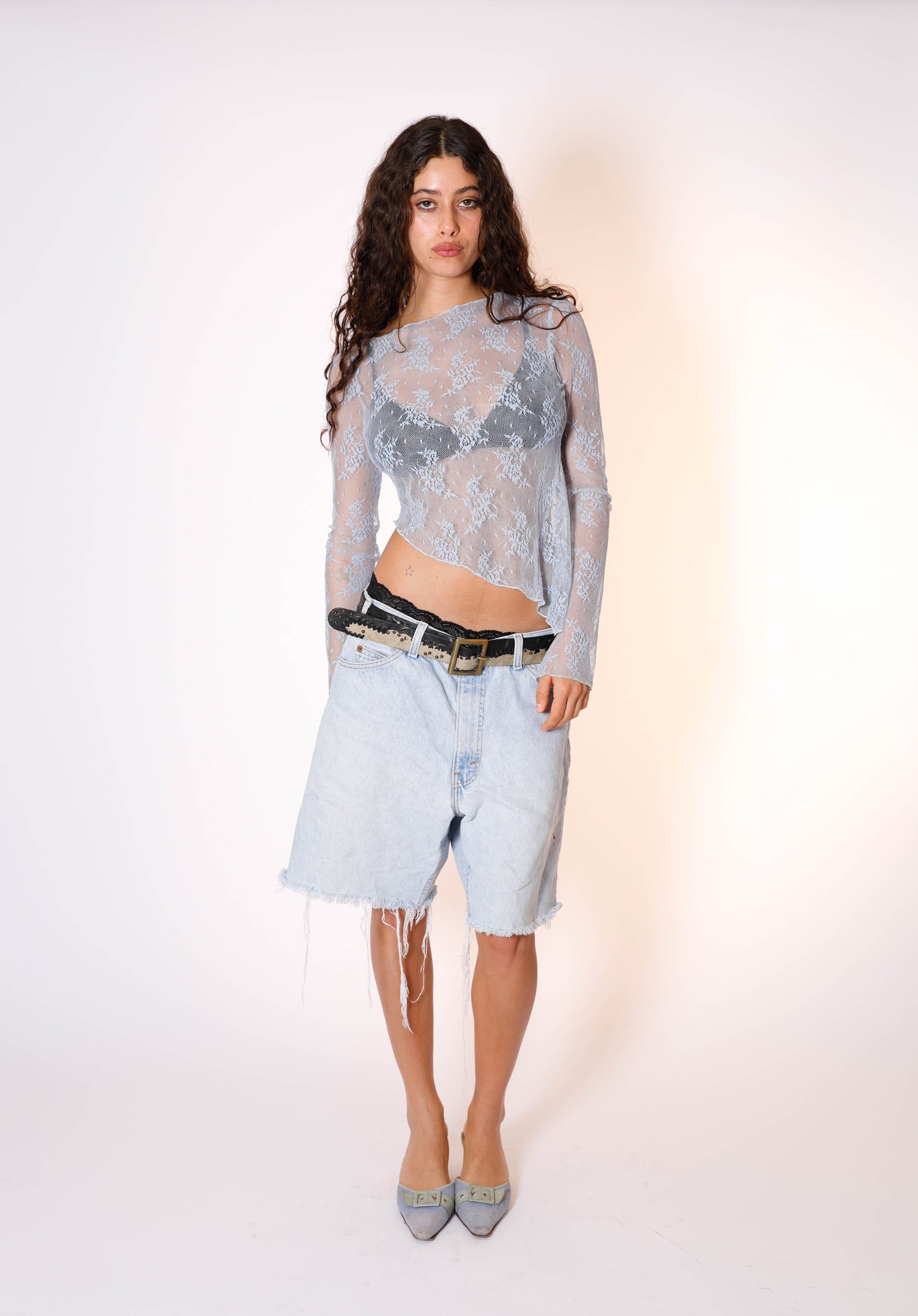 Demeter Top - Glacier Lace