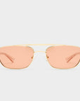 Le Specs - Le Mimi Sunglasses - Gold Cinnamon Tint -