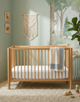 ettitude - CleanBamboo® Signature Sateen Crib & Toddler Fitted Sheet -