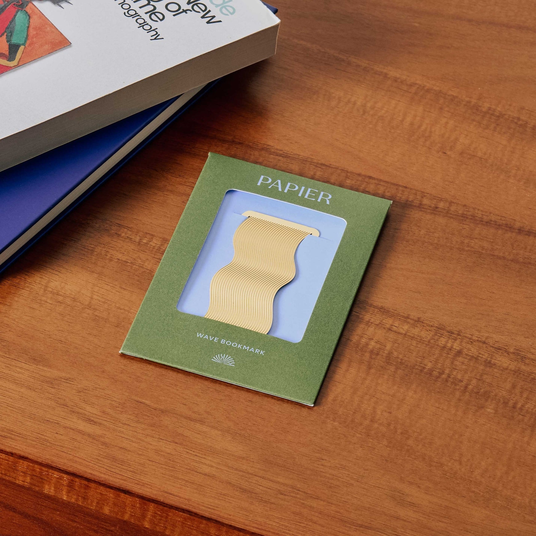 Wave Bookmark - Gold