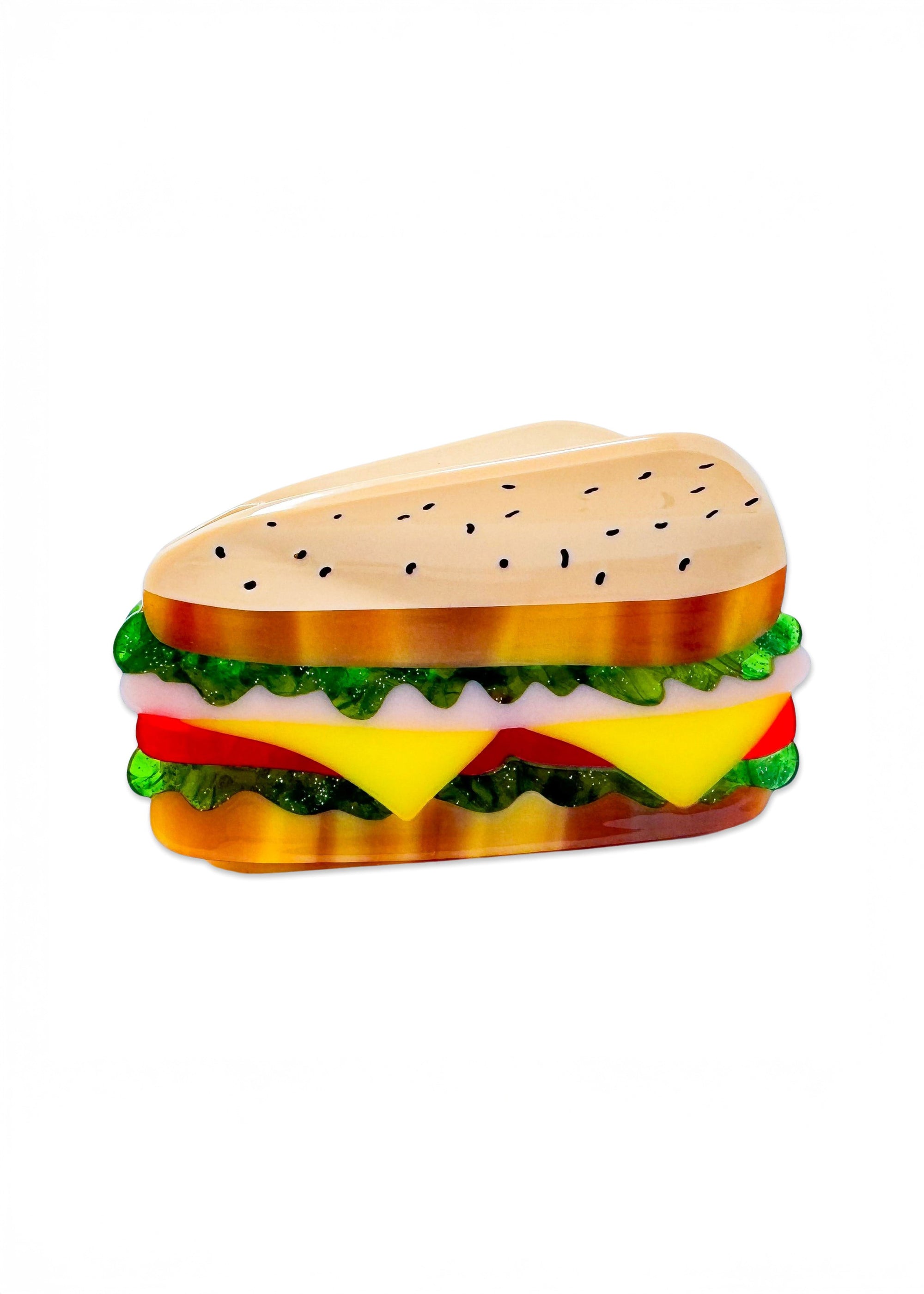 Jenny Lemons - Large Deli Sandwich Hair Claw Clip -
