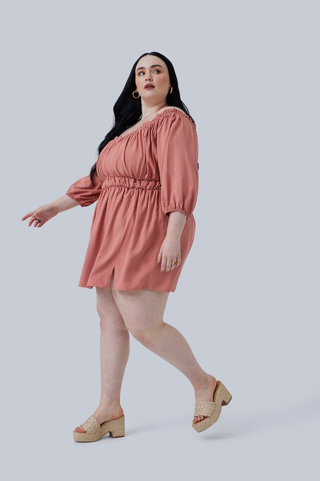 Gianna Mini Dress - Blush