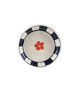 Creative Co. - Hand-Painted Stoneware Dish - Flowers -