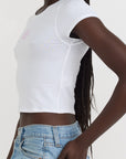 Organic Basics - Core Butterfly Baby Tee - White -