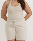 Organic Basics - Core Halter Top - Sandstone -